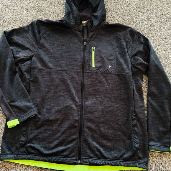 Old Navy Active Go-Dry Athletic Full Zip Performance MEN’S Jacket Size XXL - Picture 2 of 8